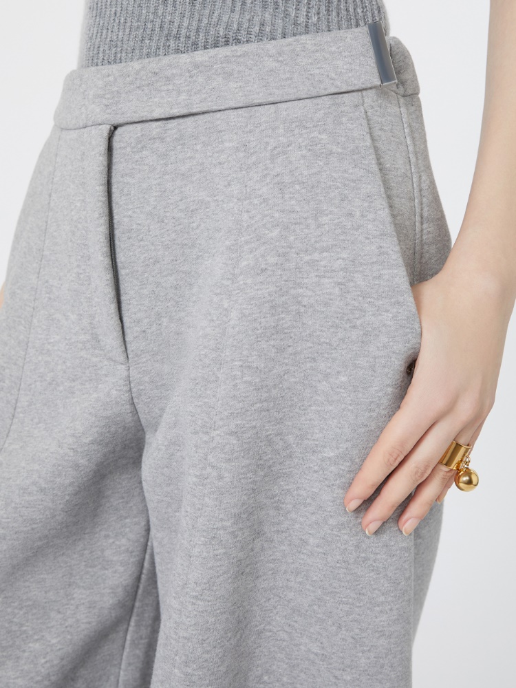 Fleece trousers - LIGHT GREY - Max Mara - 4