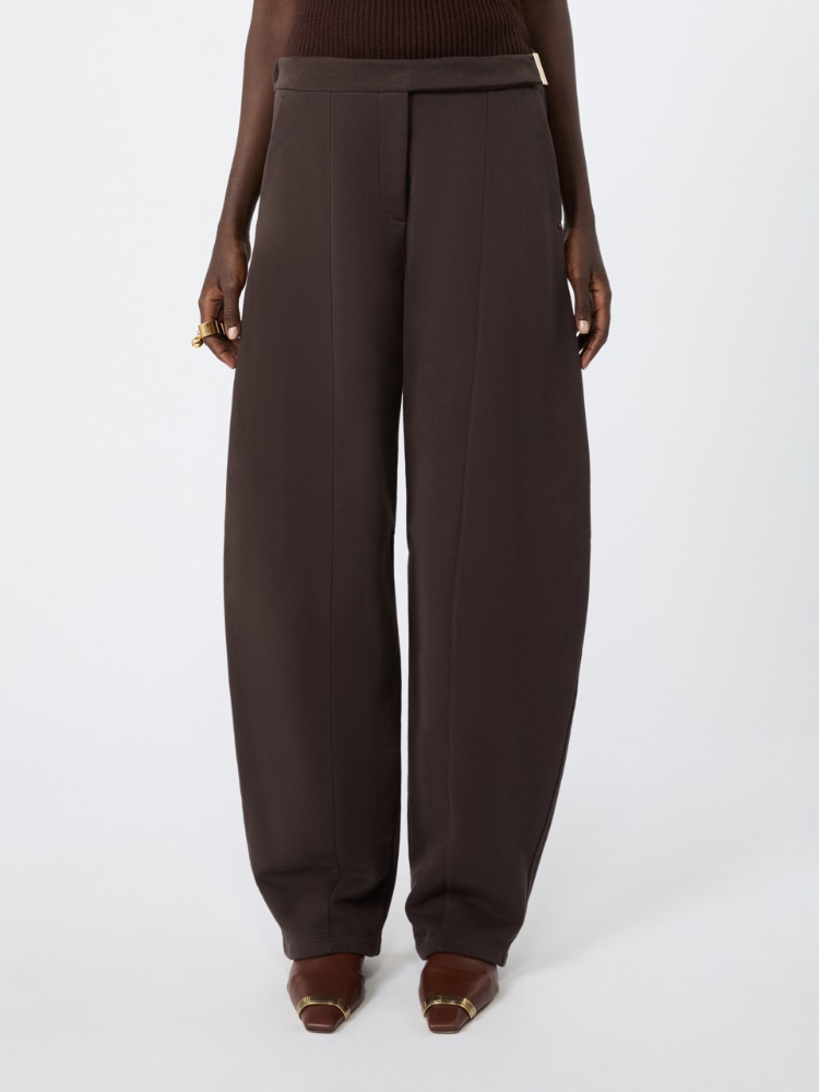 Fleece trousers - CHOCOLATE - Max Mara - 2
