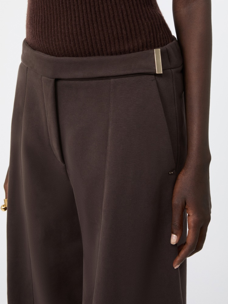 Fleece trousers - CHOCOLATE - Max Mara - 4