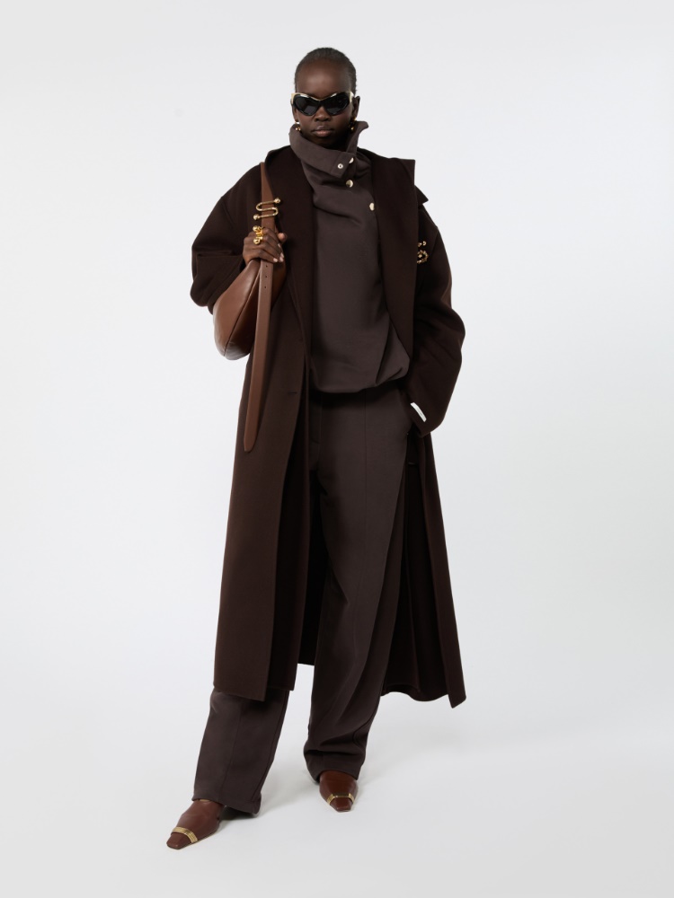 Fleece trousers - CHOCOLATE