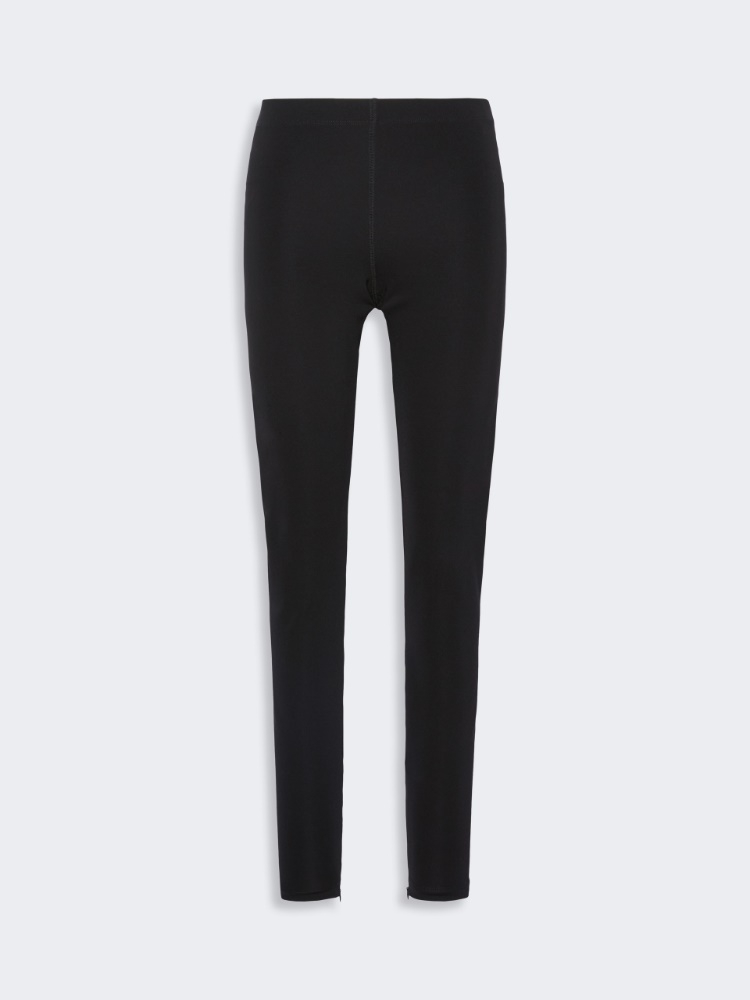 Slim-fit jersey trousers - BLACK - Max Mara - 5