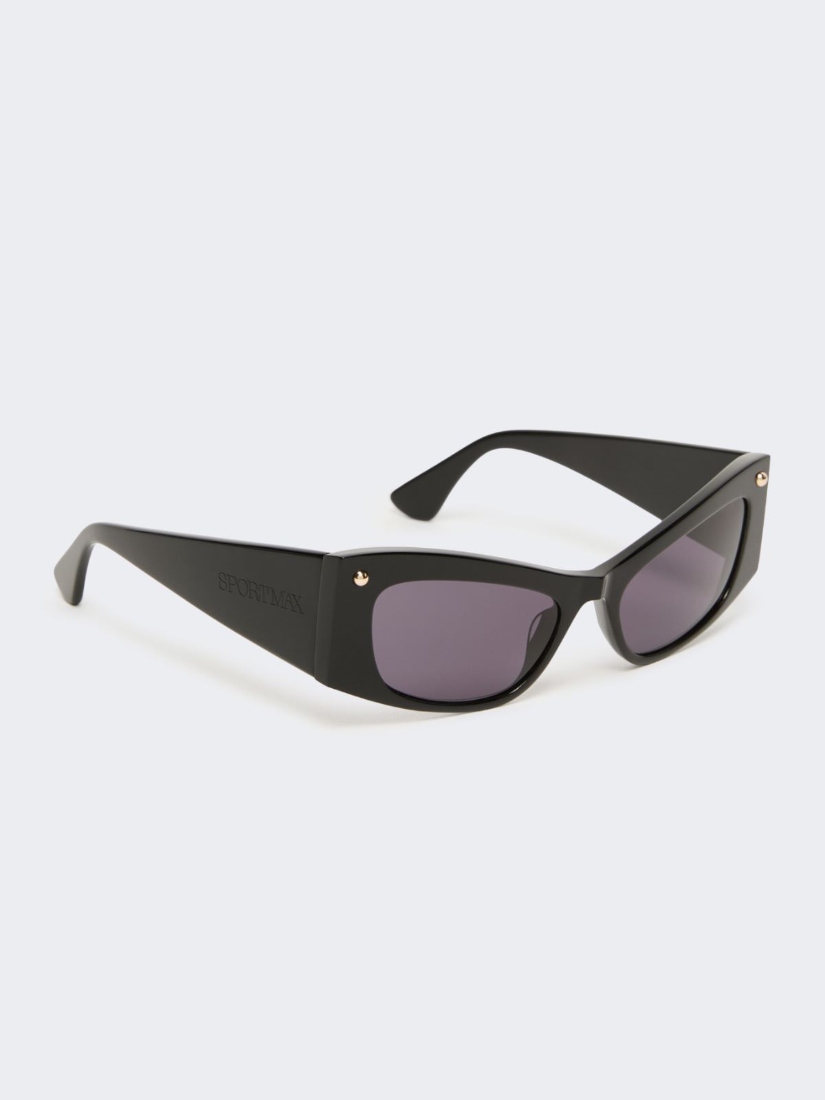 Bold tortoiseshell acetate glasses - BLACK - Max Mara - 2