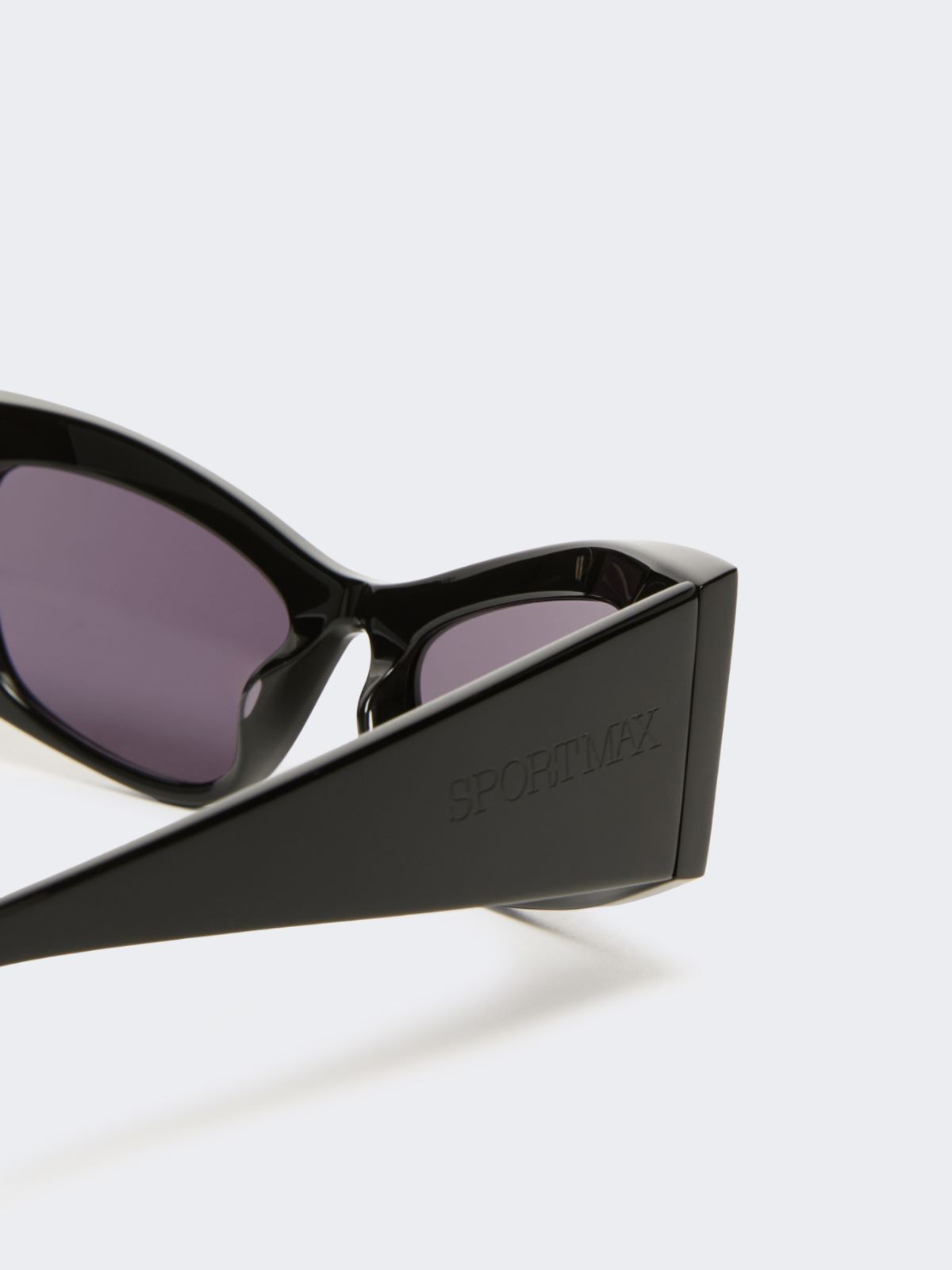 Bold tortoiseshell acetate glasses - BLACK - Max Mara - 3