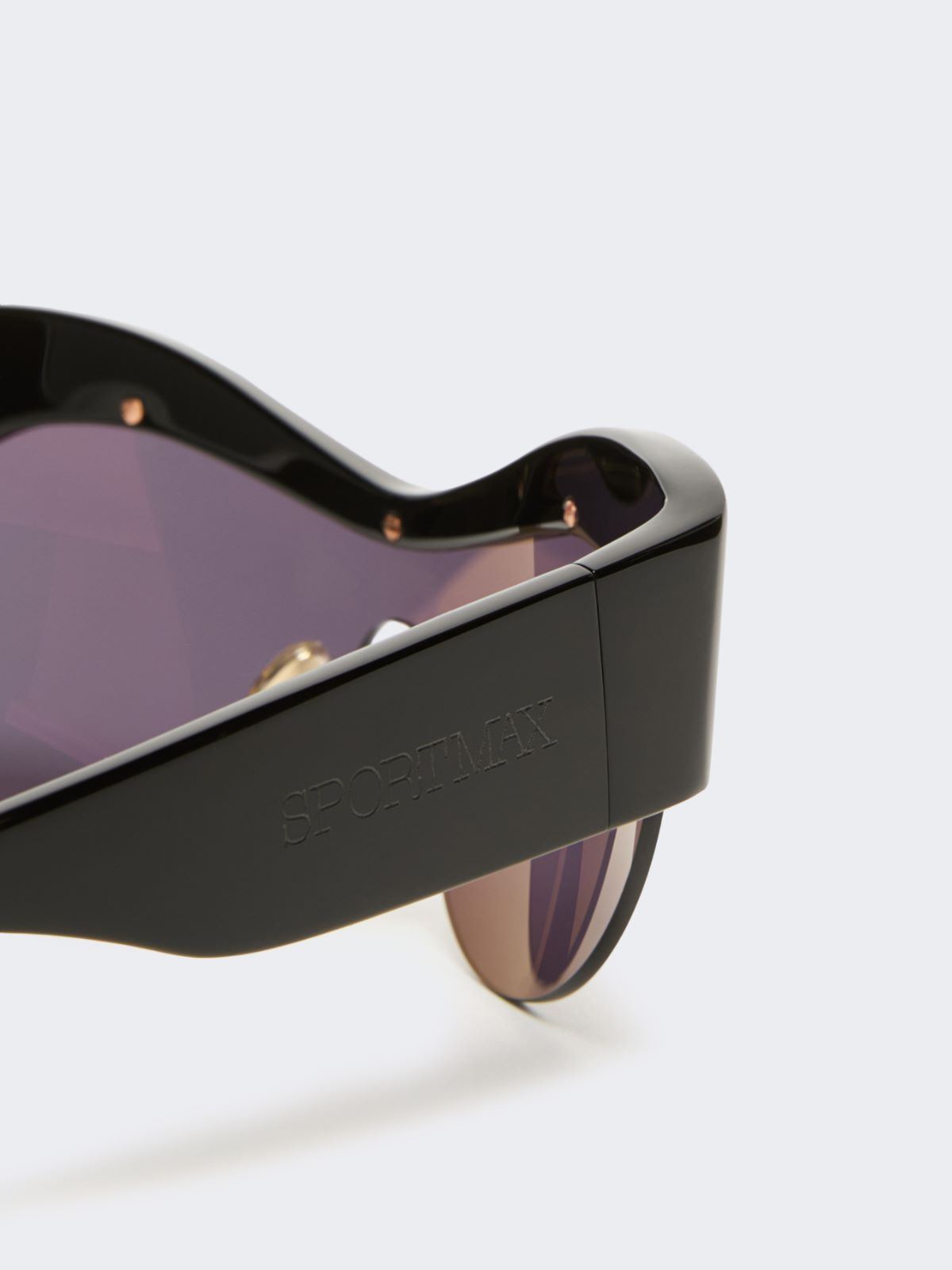 Shaped sunglasses - BLACK - Max Mara - 3