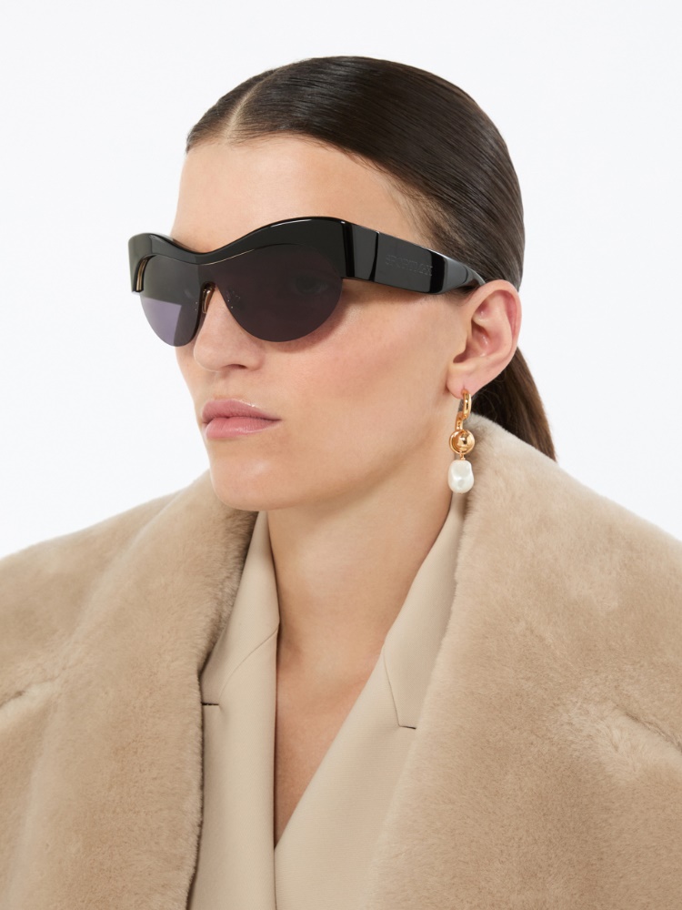 Shaped sunglasses - BLACK