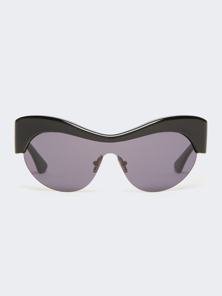 Shaped sunglasses - BLACK