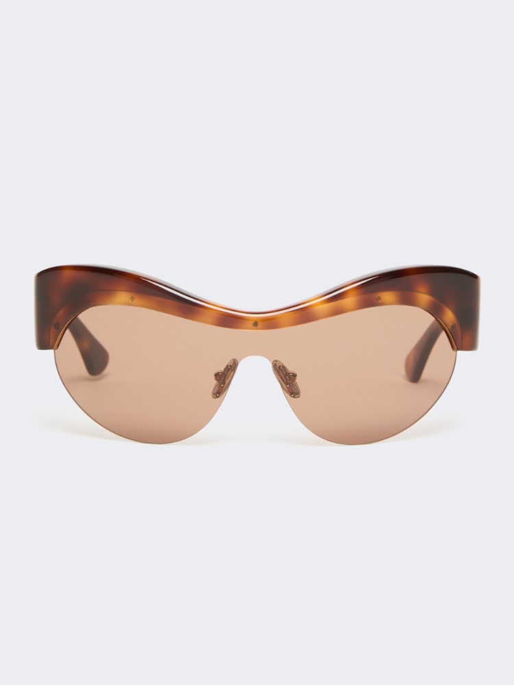 Shaped sunglasses - TAWNY BRONZE BROWN