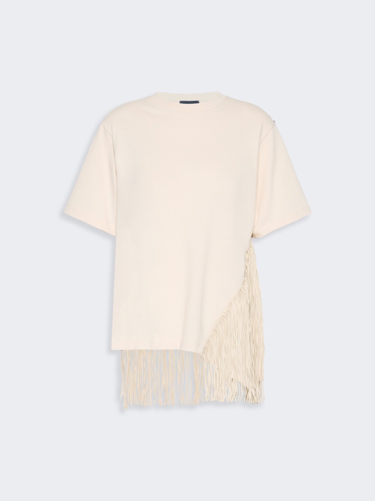 [スポンダ] ピュア コットン ジャージー Tシャツ - WHITE - 6