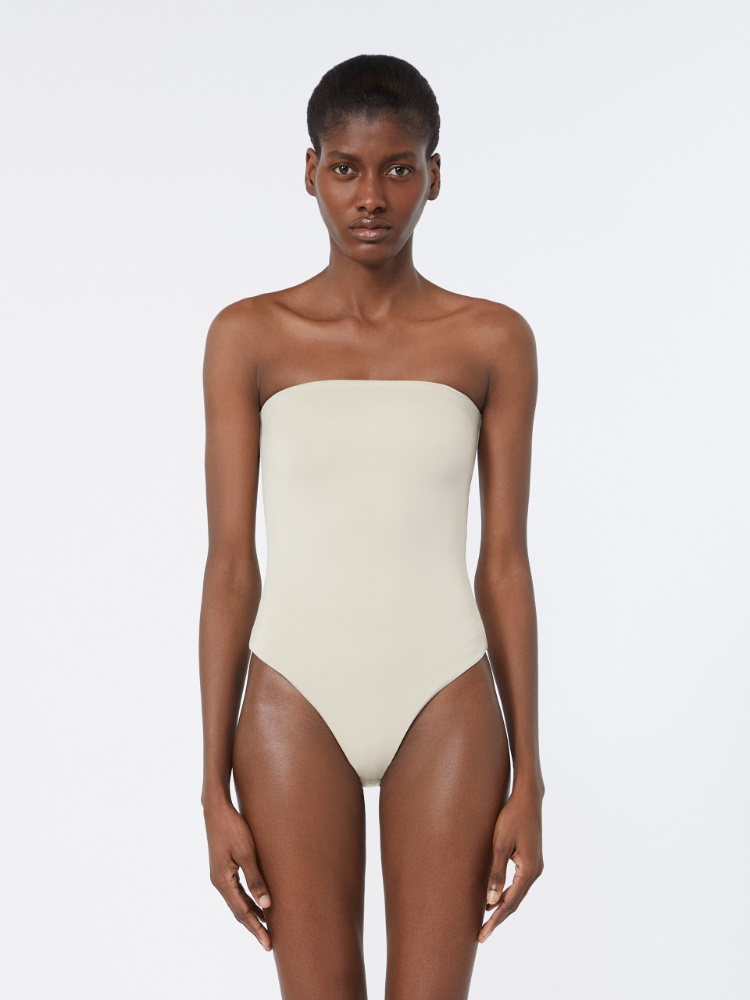 Stretch viscose bodysuit - IVORY - Max Mara - 2