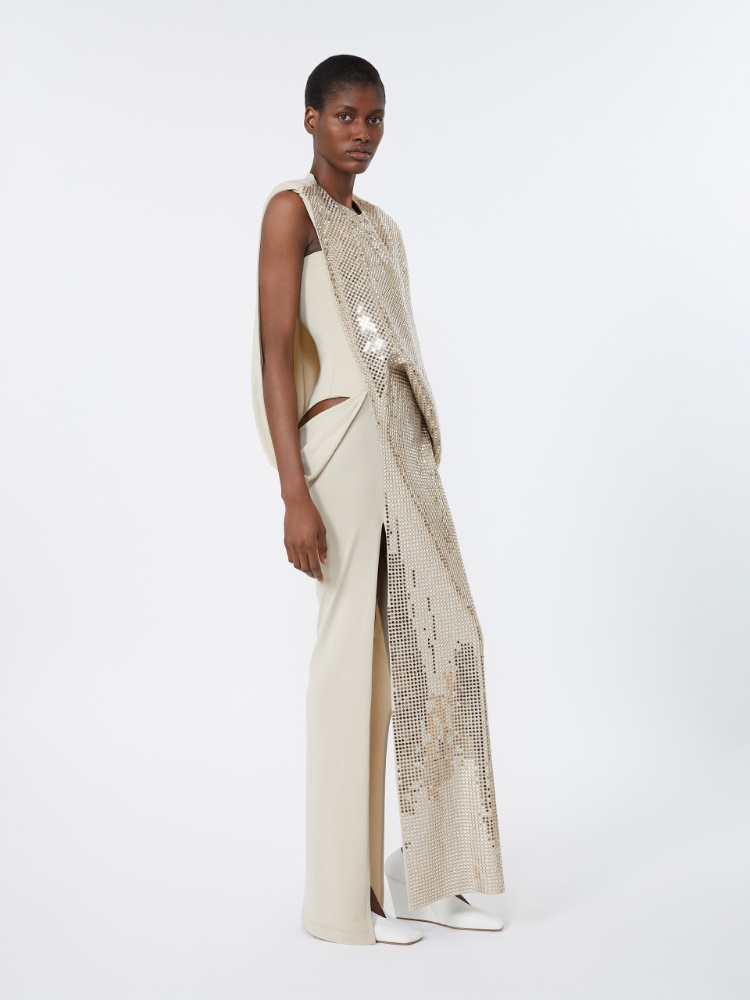 Stretch viscose bodysuit - IVORY - Max Mara