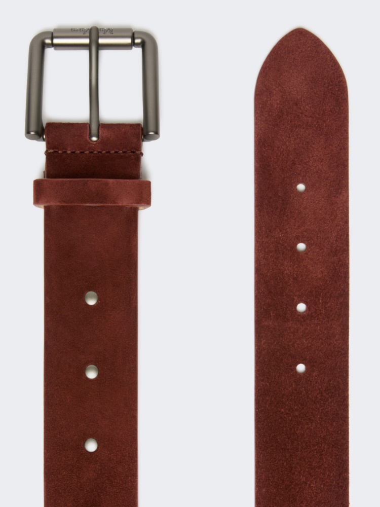 Studded leather belt - AMBER BROWN - Max Mara - 2