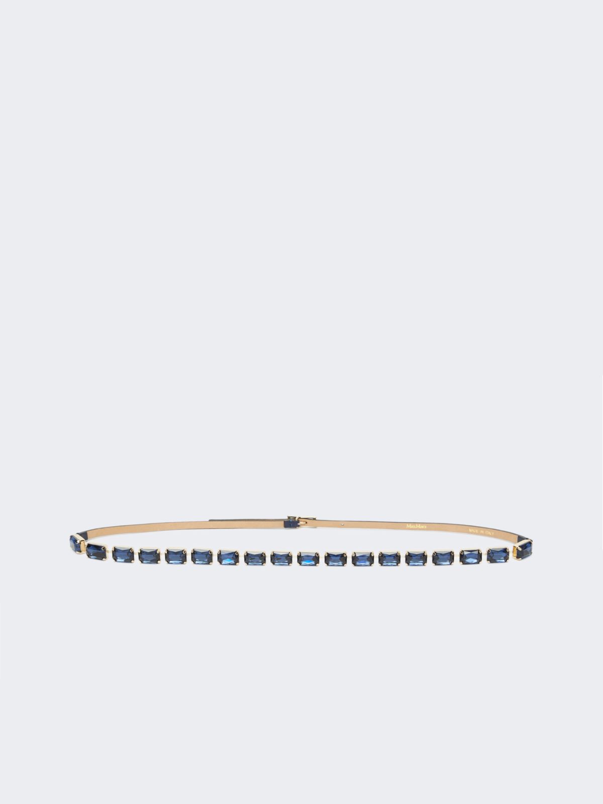 Jewelled nappa leather belt + ULTRAMARINE - Max Mara