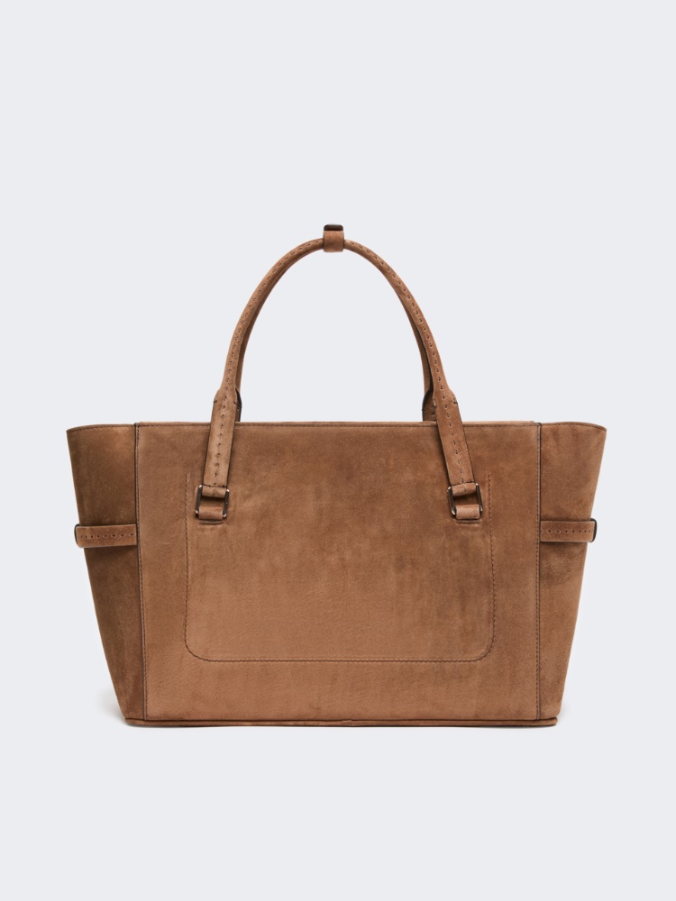 Suede handbag - BROWN - Max Mara - 3