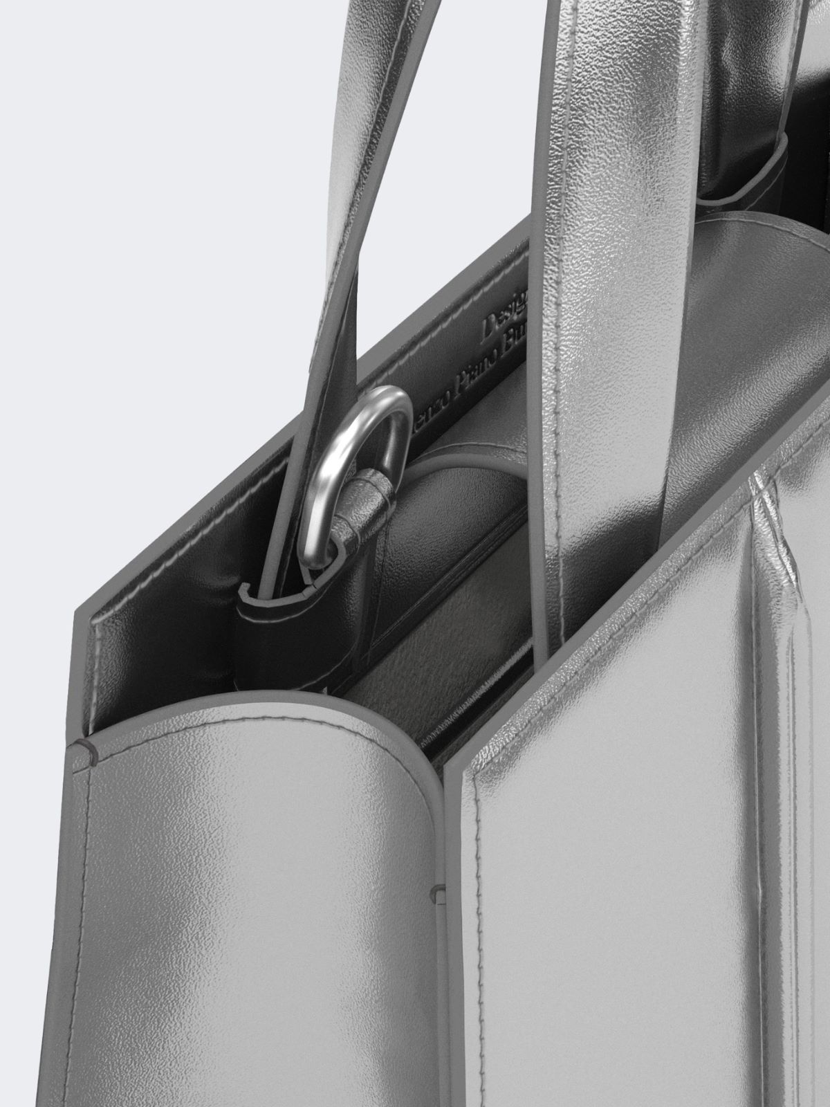 Max Mara Whitney Bag 2 - Nano - SILVER - 3