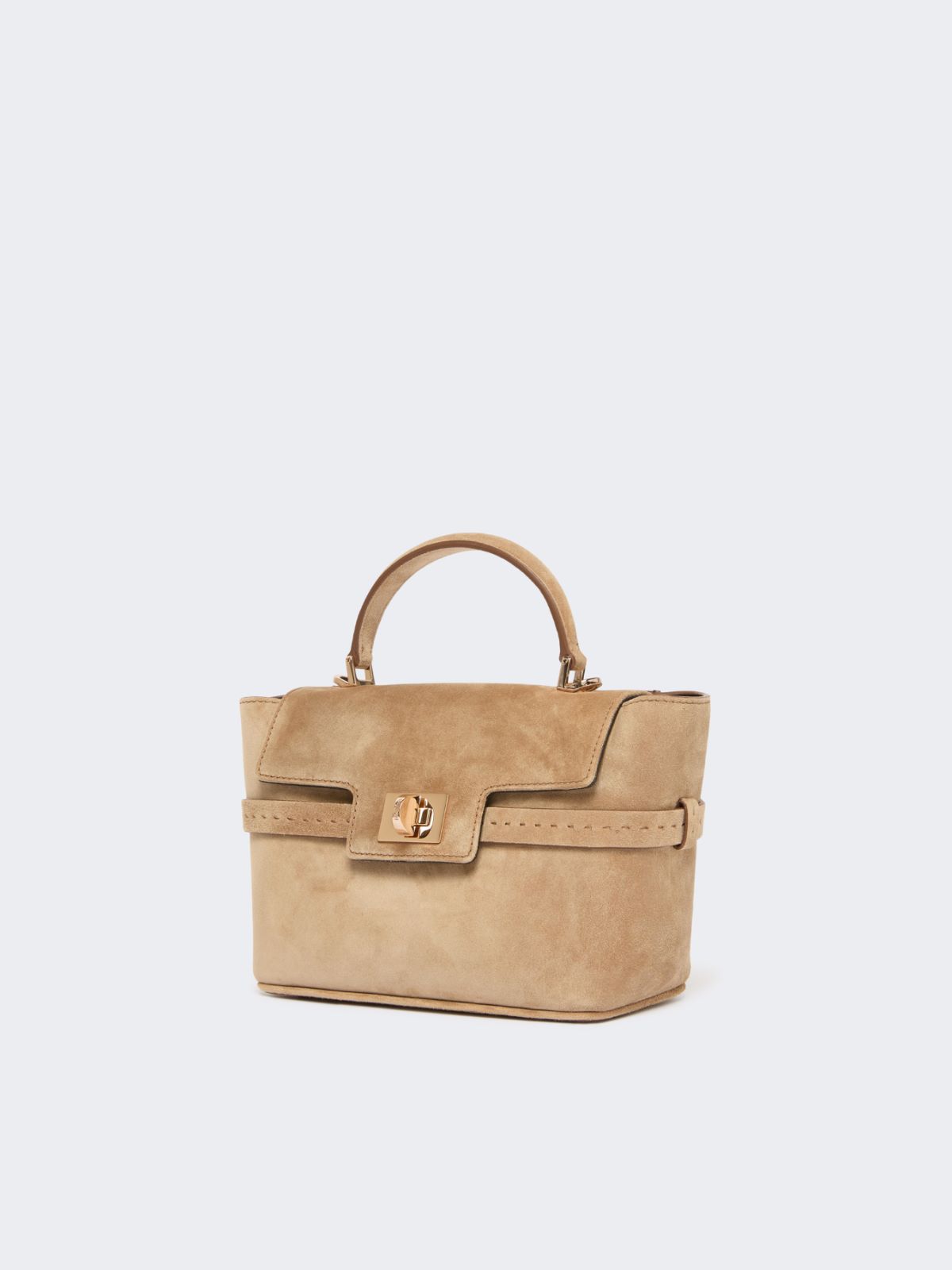Extra-small suede handbag - BEIGE - Max Mara - 2
