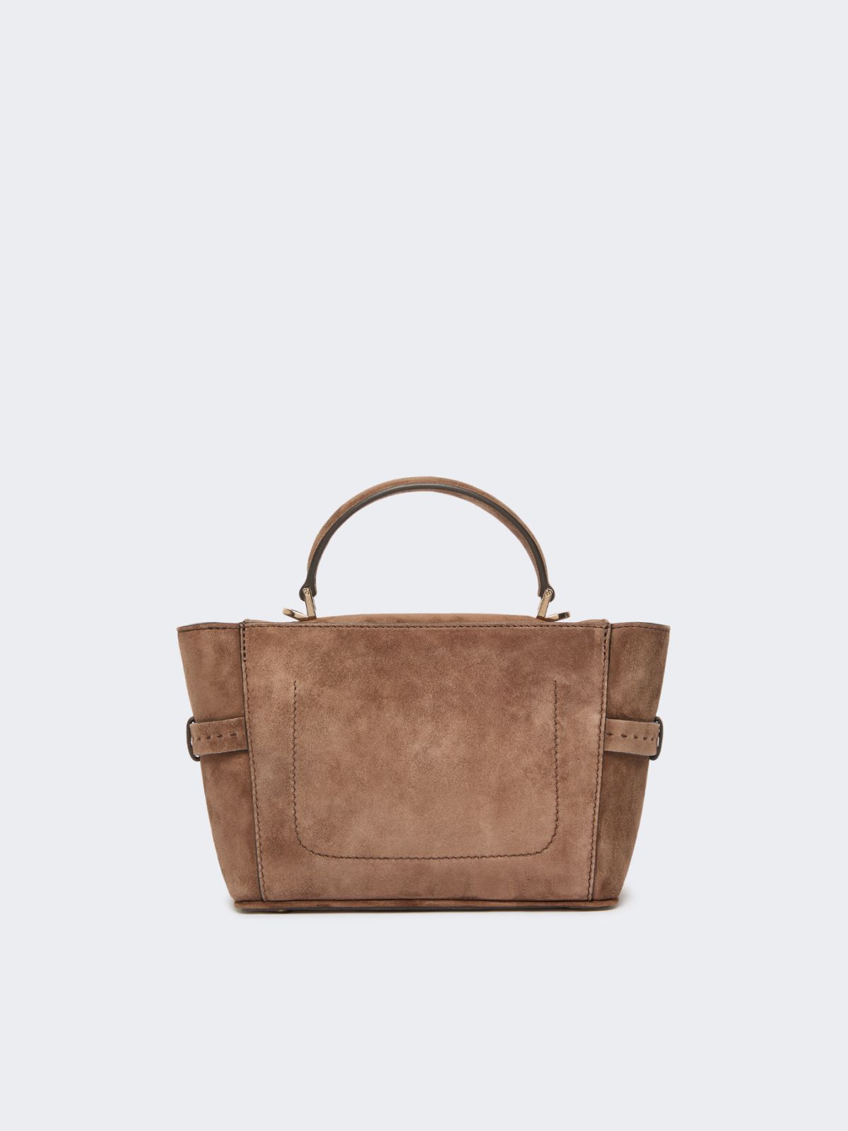 Extra-small suede handbag - BROWN - Max Mara - 3