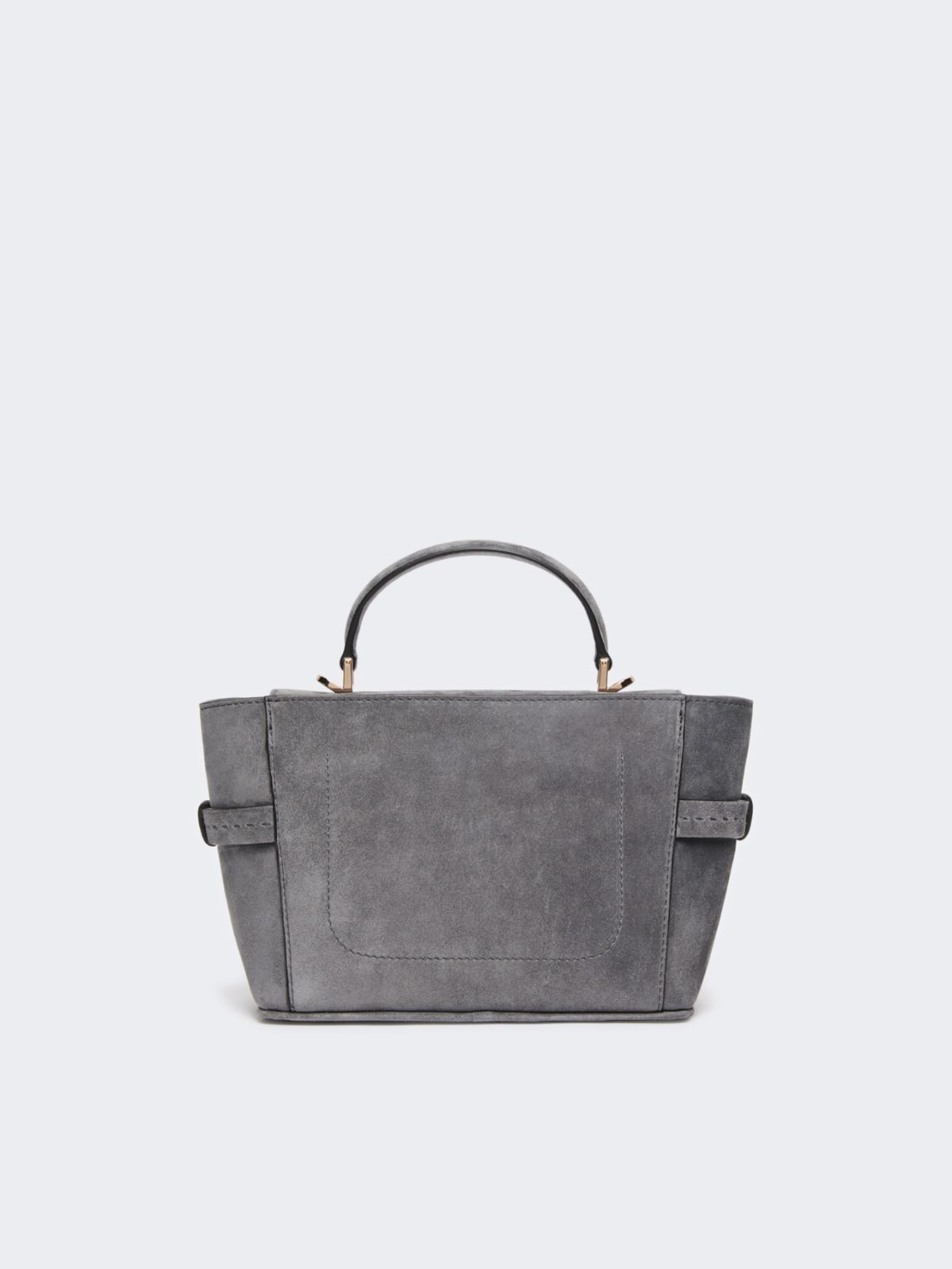 Extra-small suede handbag - MEDIUM GREY - Max Mara - 3