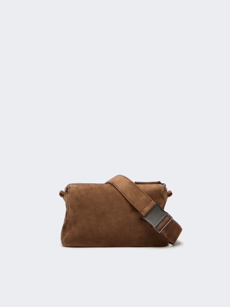 Split leather micro handbag - HAZELNUT BROWN - Max Mara - 3