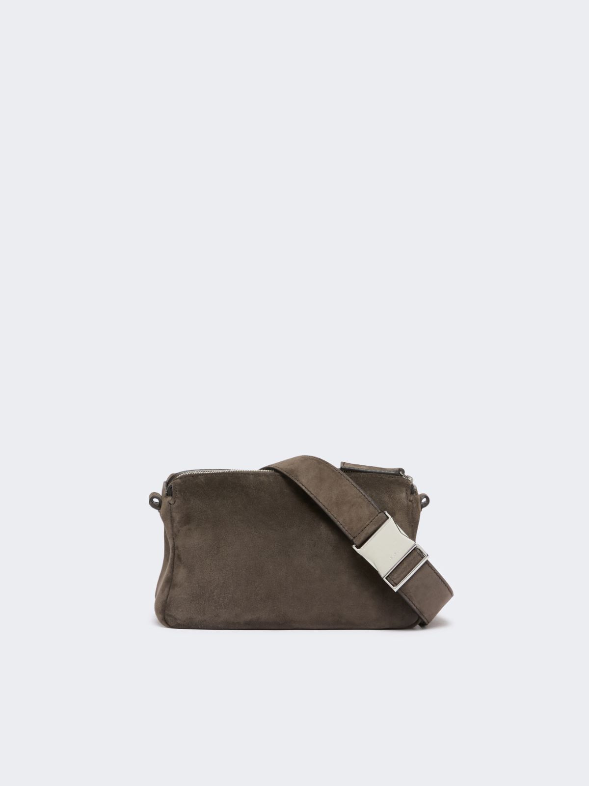 Split leather micro handbag - DARK BROWN - Max Mara - 3