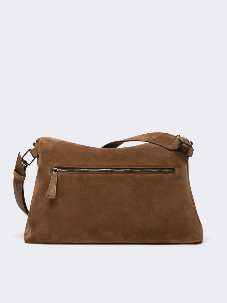 Split calfskin crossbody bag - HAZELNUT BROWN - Max Mara - 3