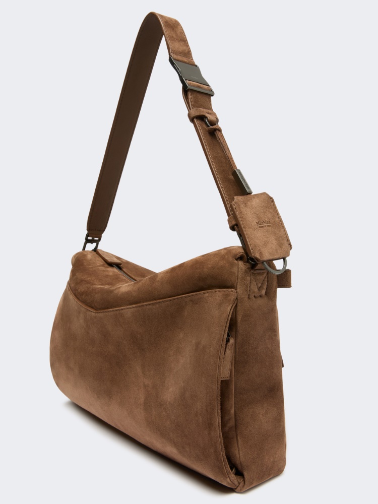 Split calfskin crossbody bag - HAZELNUT BROWN - Max Mara - 4