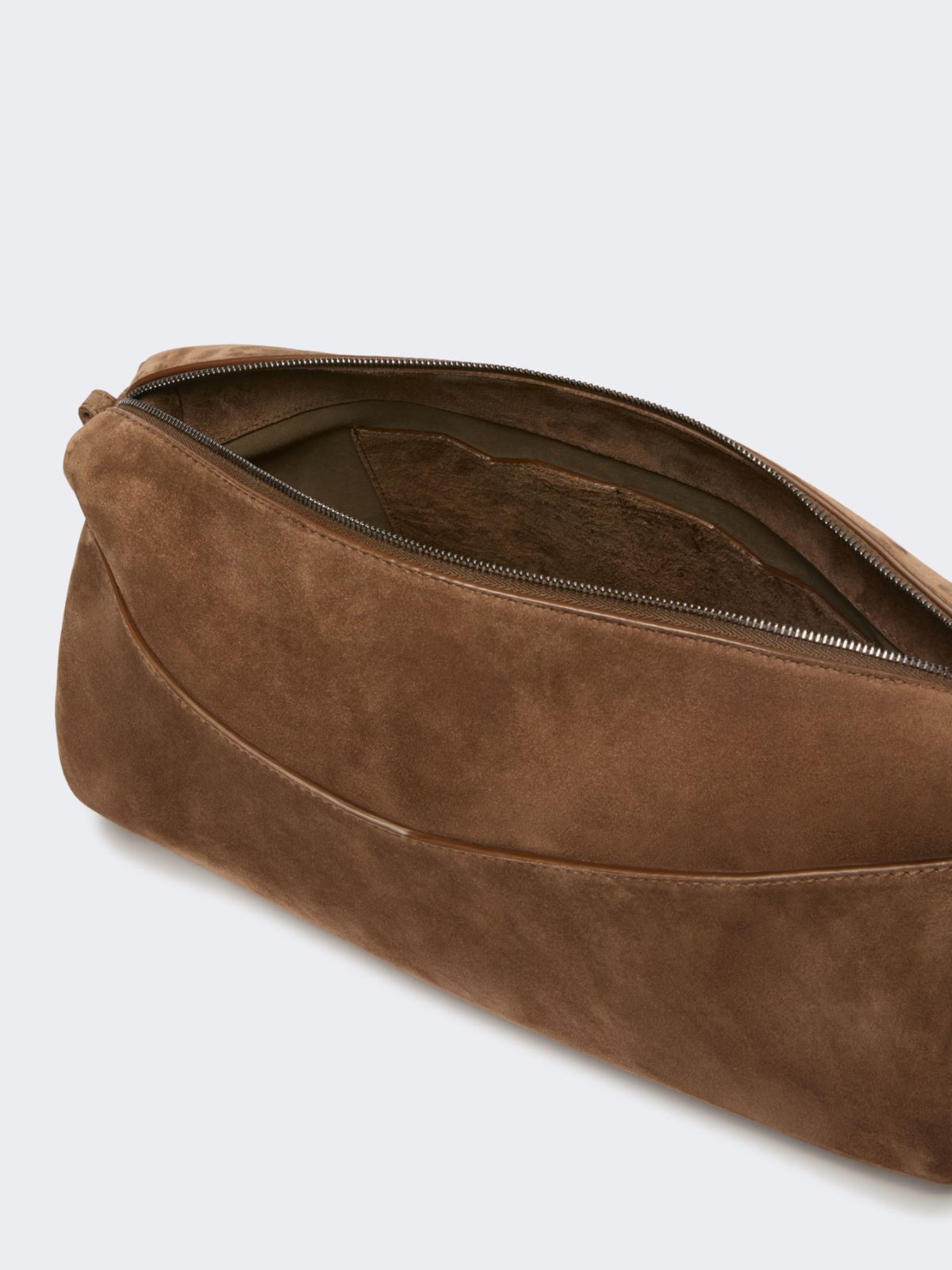 Split calfskin crossbody bag - HAZELNUT BROWN - Max Mara - 5
