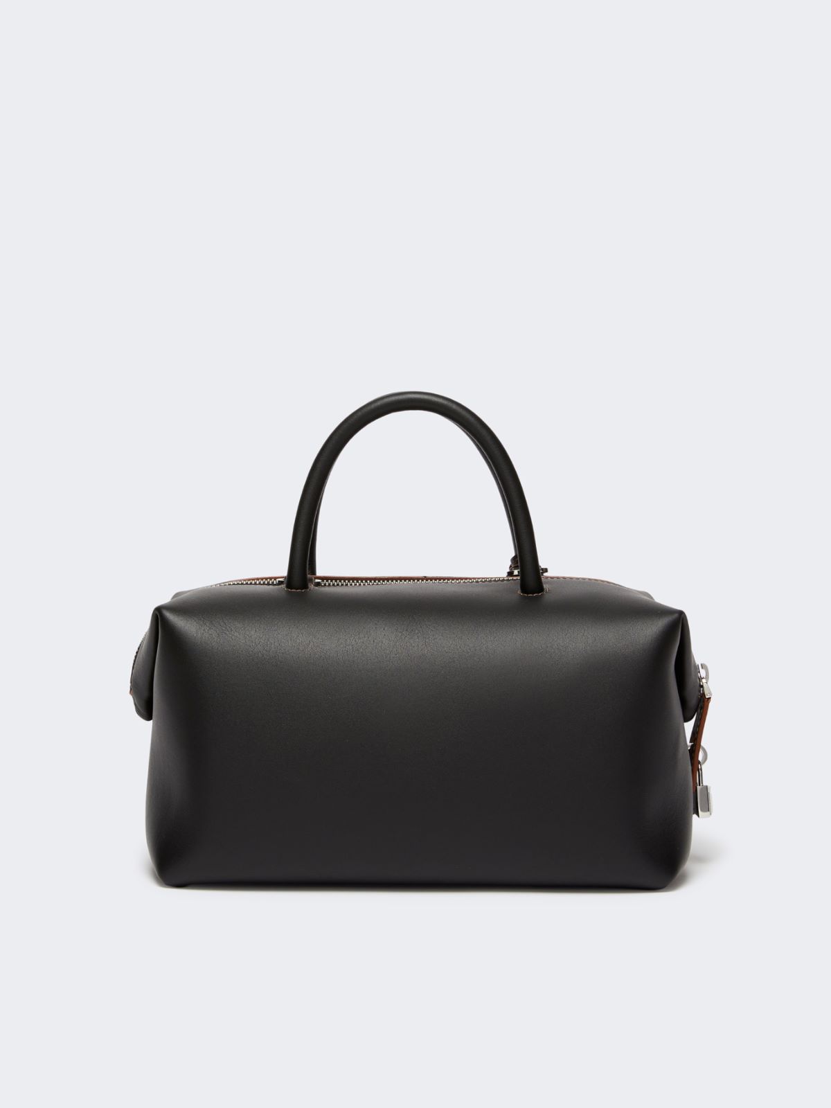 Medium natural leather bowler bag - BLACK - Max Mara - 3