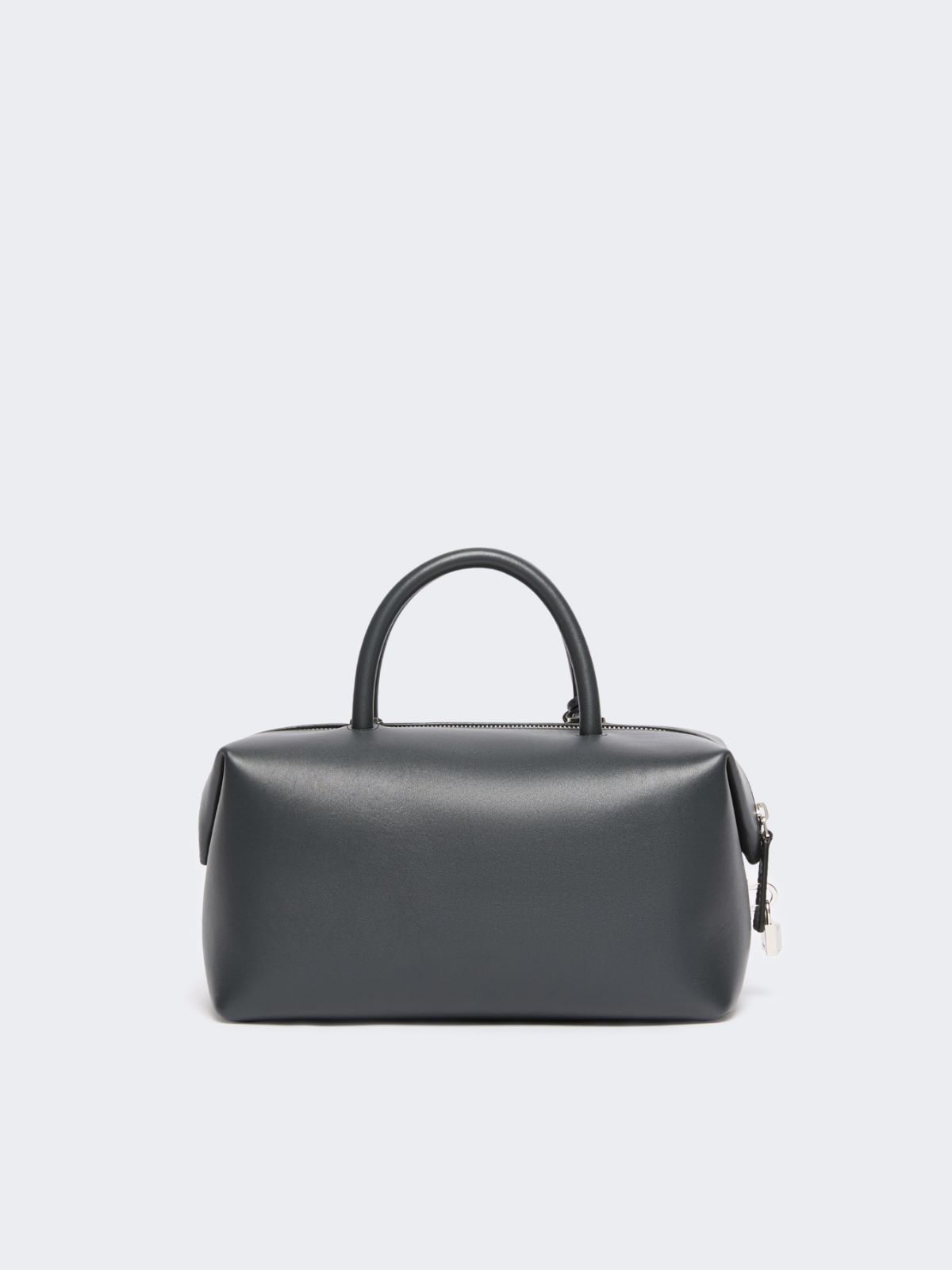 Medium natural leather bowler bag - MEDIUM GREY - Max Mara - 3