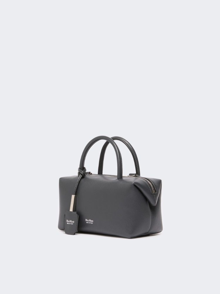 Small natural leather bowler bag - MEDIUM GREY - Max Mara - 2