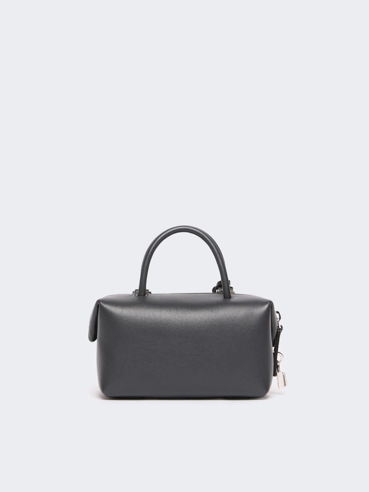 Small natural leather bowler bag - MEDIUM GREY - Max Mara - 3