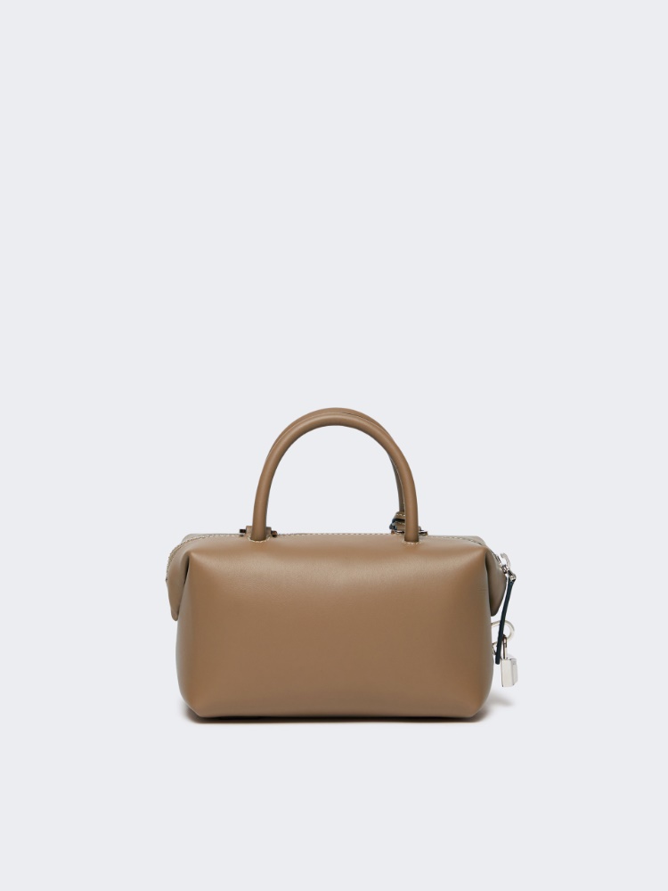 Small natural leather bowler bag - MUD - Max Mara - 3