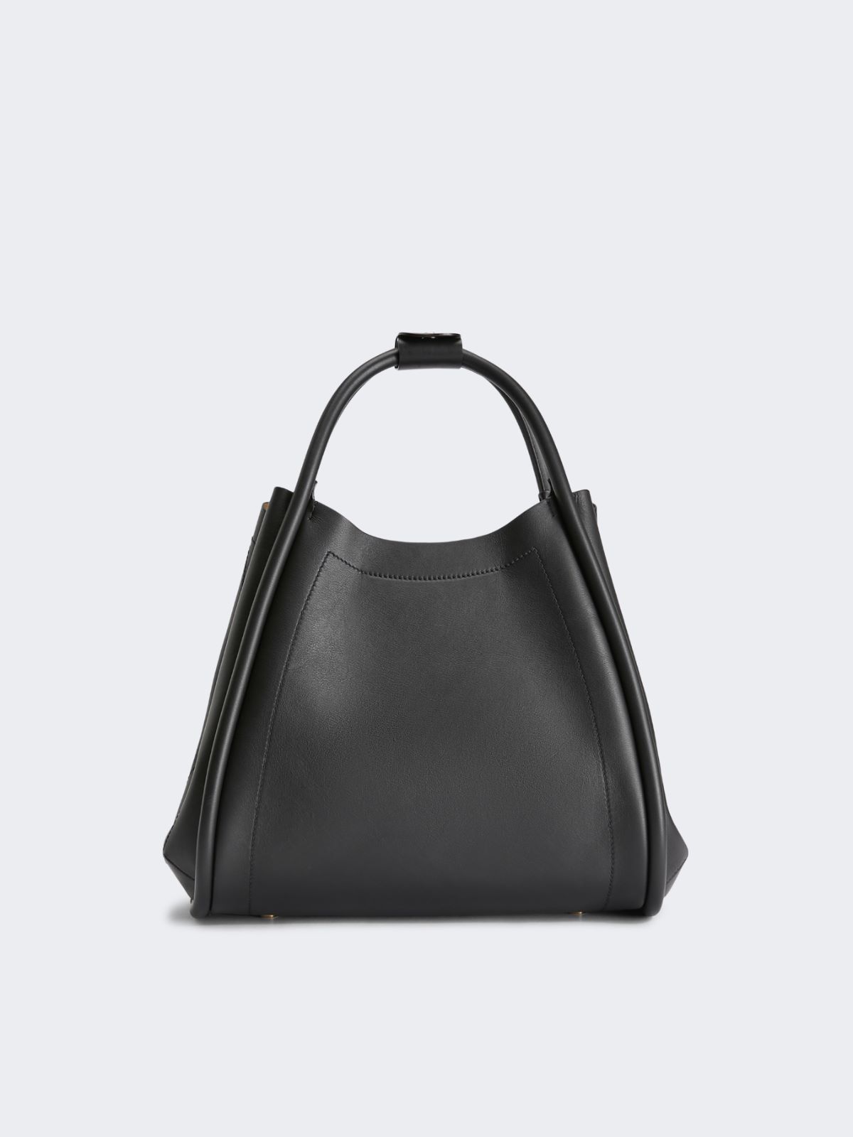 Medium leather Marine bag - BLACK - Max Mara - 3