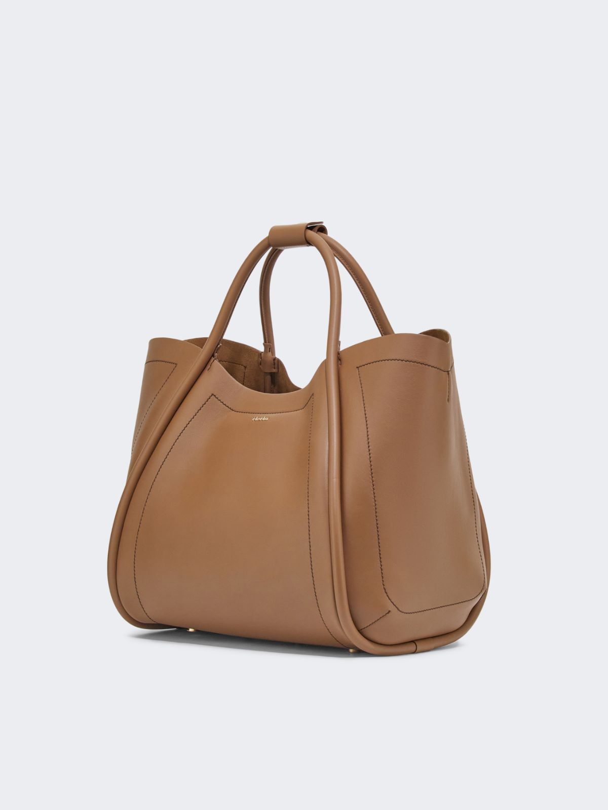 Borsa Marine medium in pelle - MARRONE BRONZO - 2