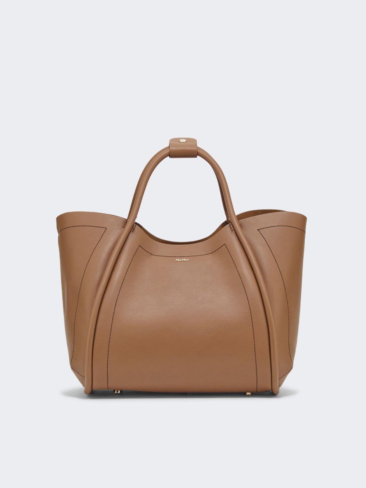 Borsa Marine medium in pelle - MARRONE BRONZO