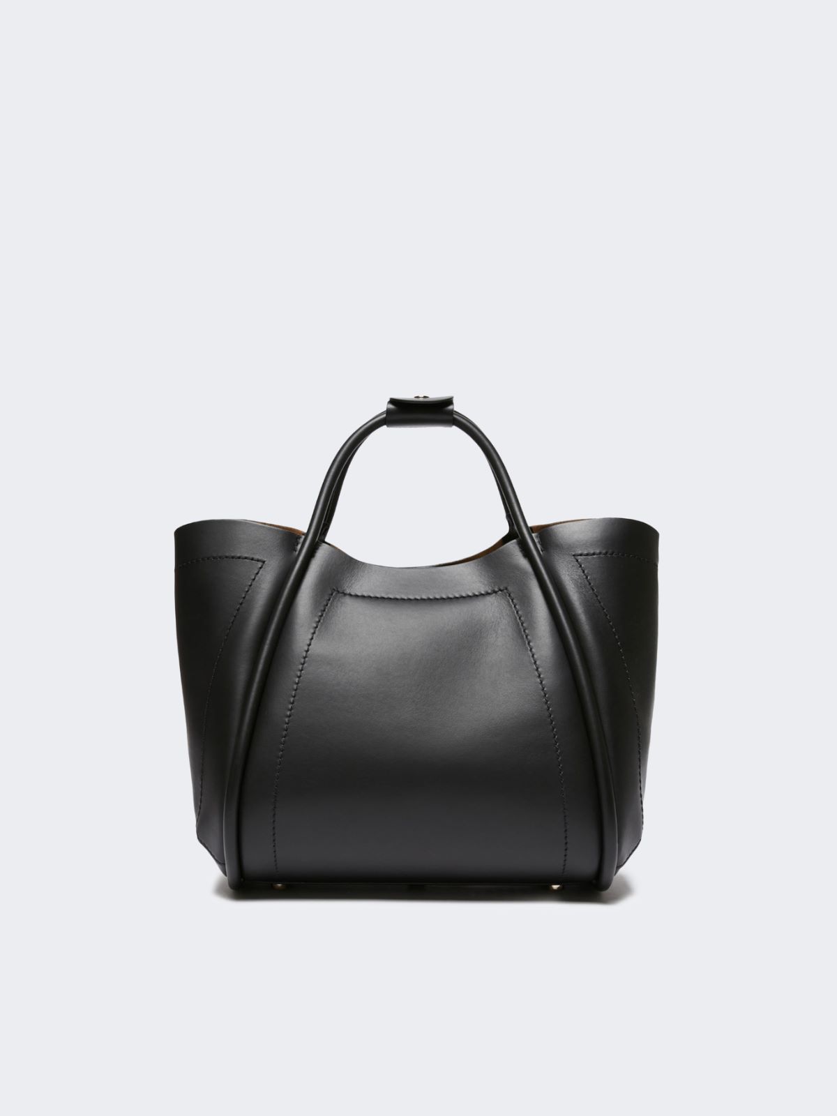 Small leather Marine Bag - BLACK - Max Mara - 3
