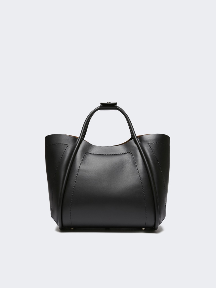 Small leather Marine Bag - BLACK - Max Mara - 3