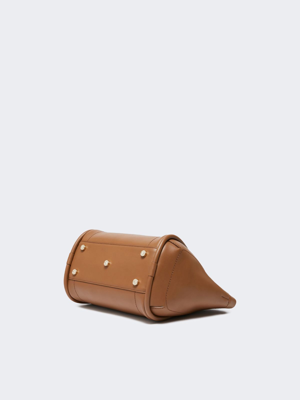 Small leather Marine bag - BROWN BRONZE - 4