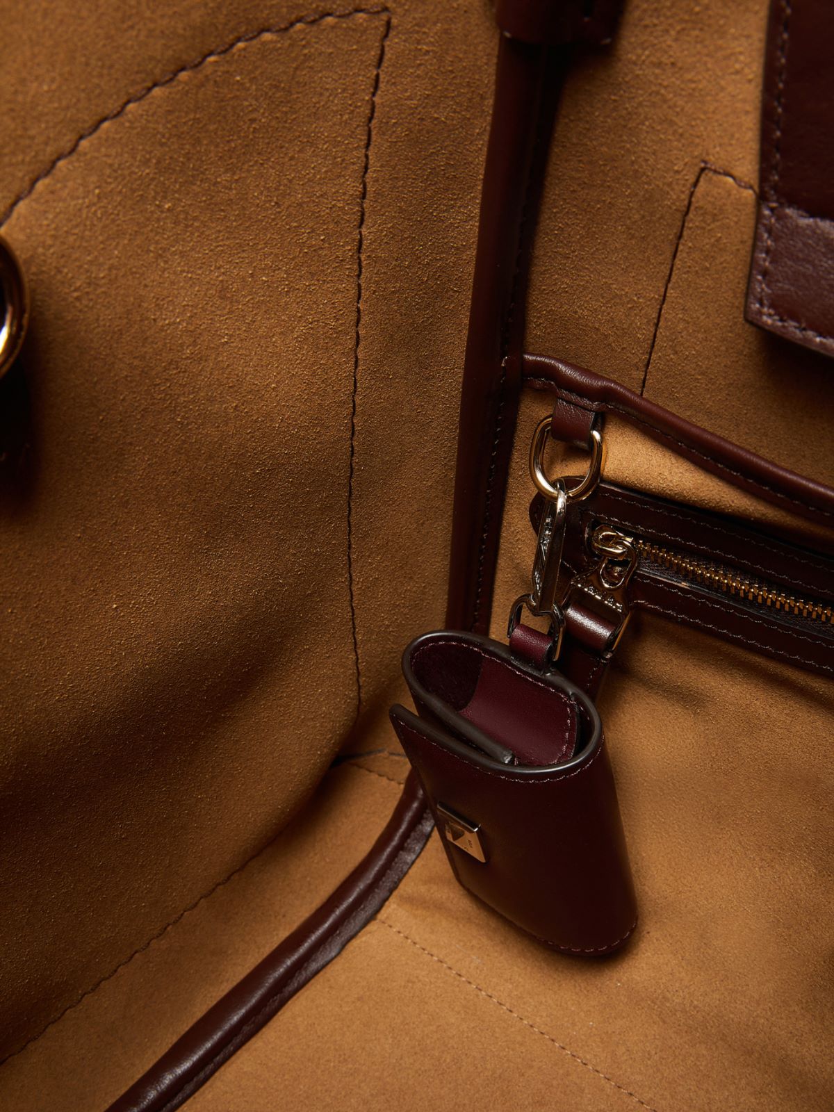 Small leather Marine Bag - BROWN - Max Mara - 6