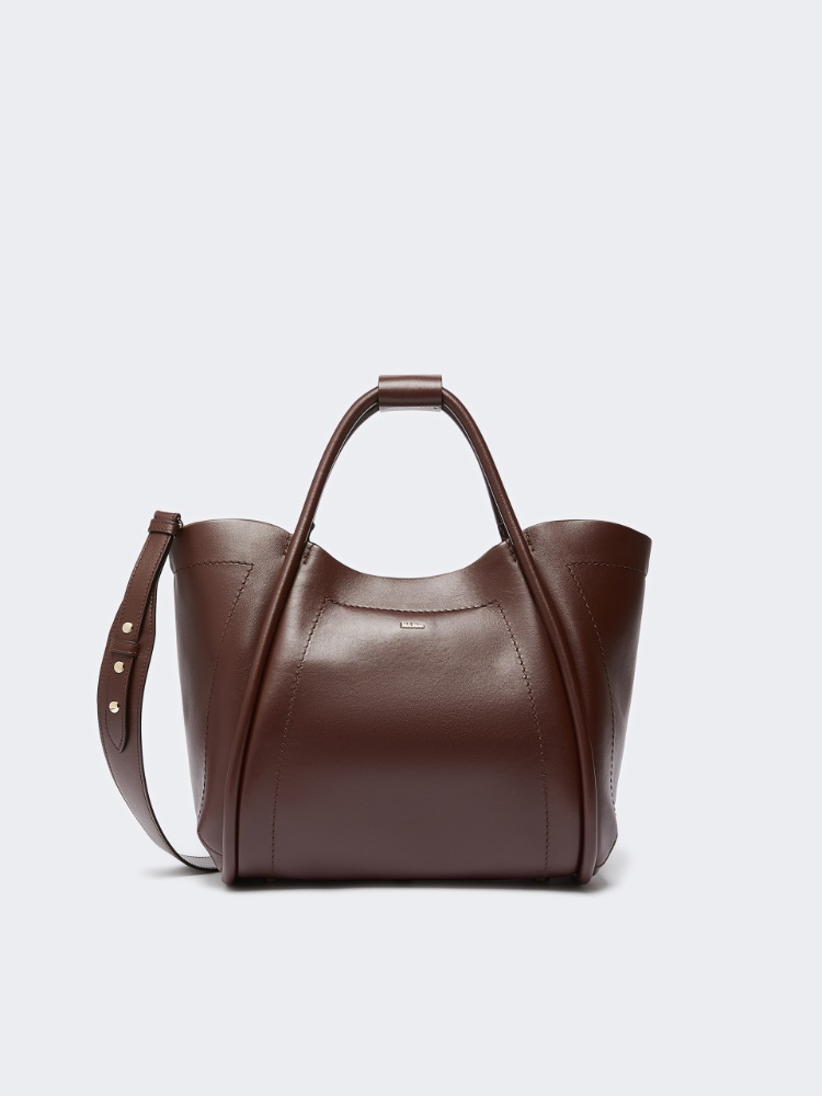 Small leather Marine Bag - BROWN