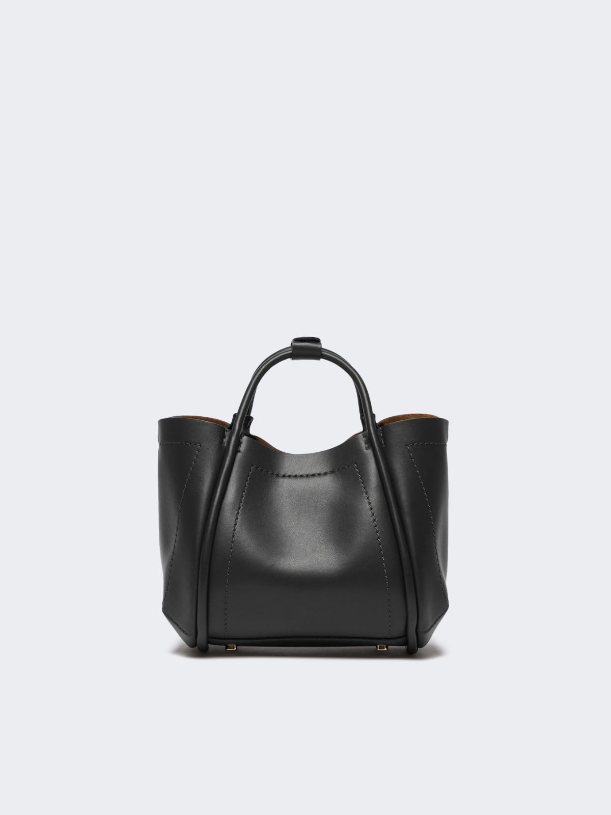 Extra-small leather Marine bag - BLACK - Max Mara - 3