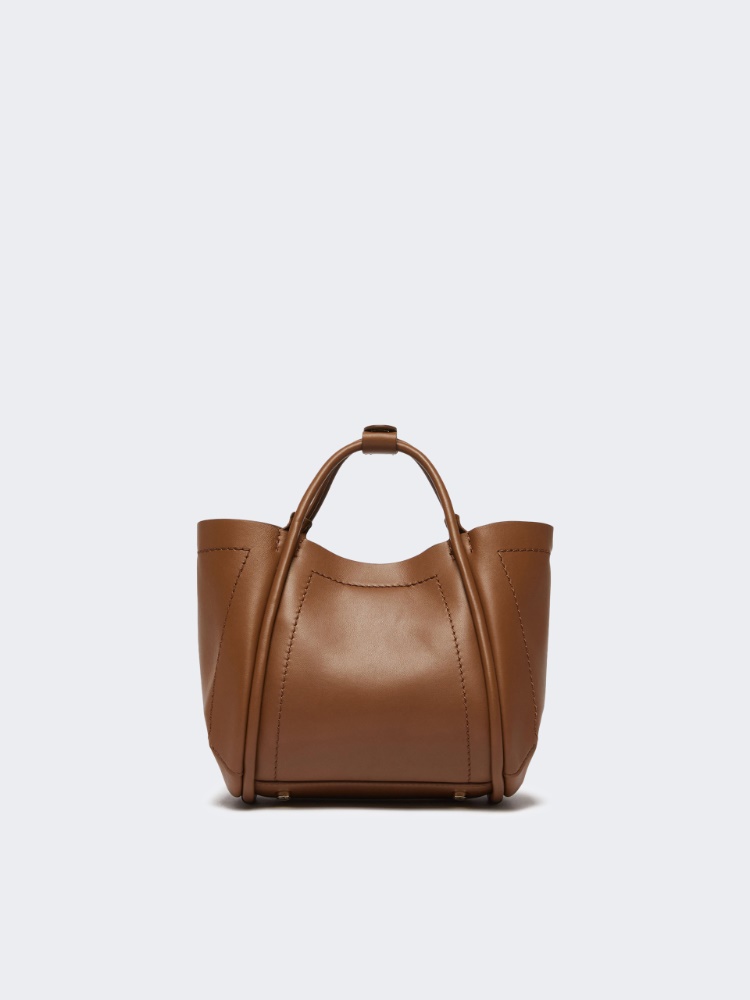 Extra-small leather Marine bag - BROWN BRONZE - Max Mara - 3
