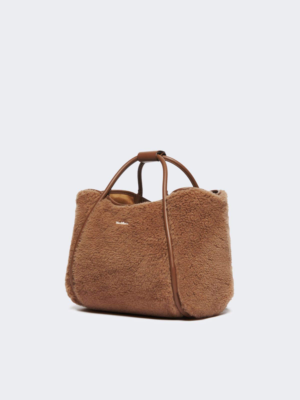 Small Teddy fabric Marine bag - CAMEL - 2