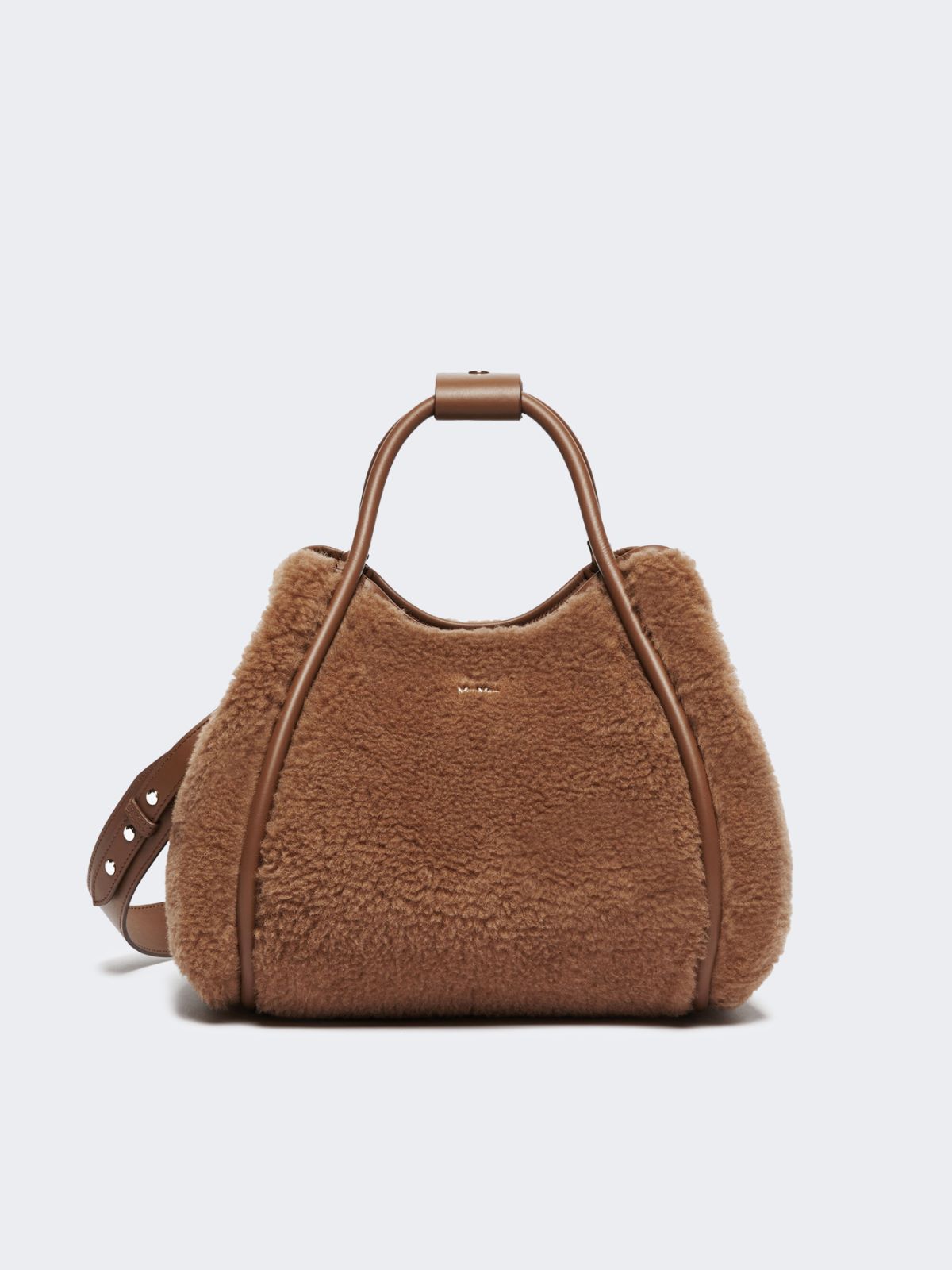 Small Teddy fabric Marine bag - CAMEL - 3