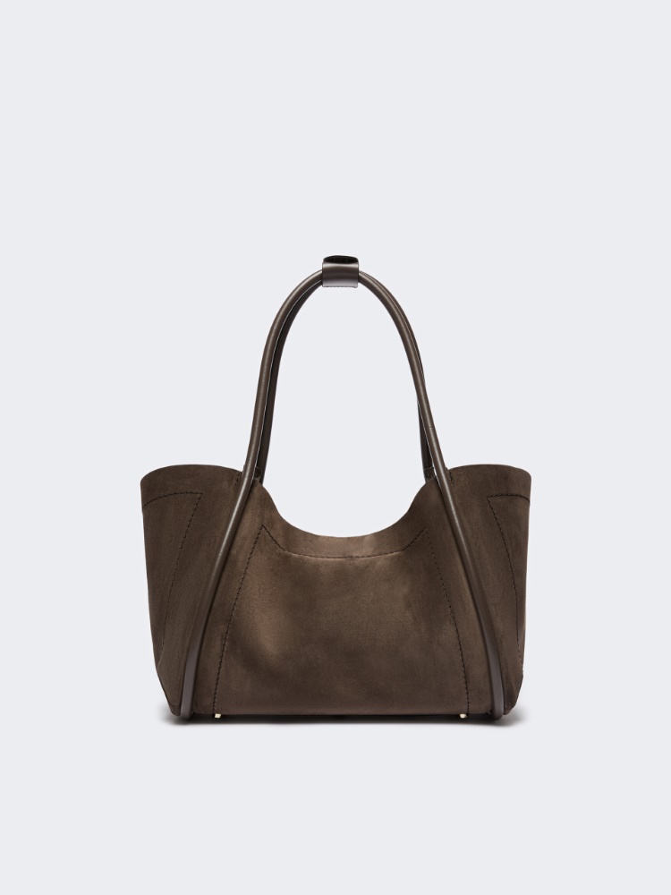 Horizontal suede Marine bag - DARK GREY - Max Mara - 3