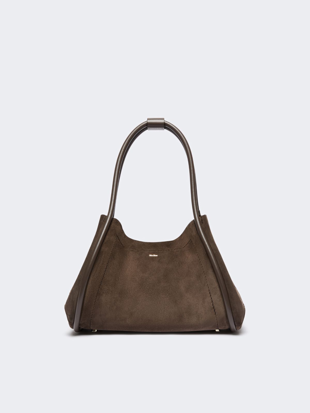Horizontal suede Marine bag - DARK GREY - Max Mara - 4