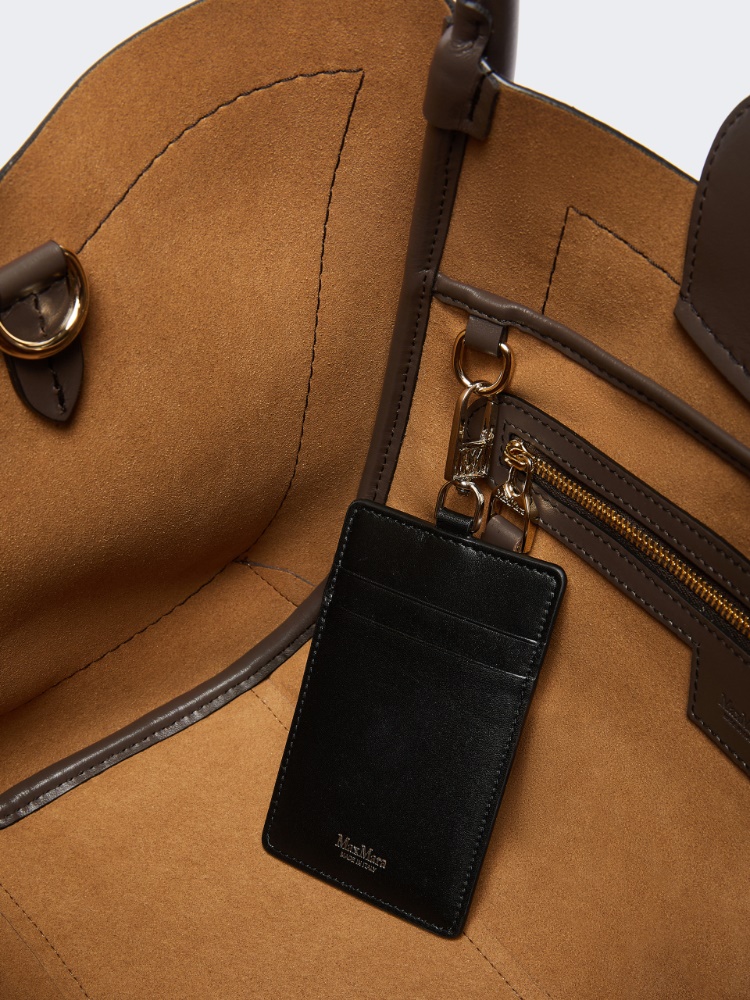 Horizontal suede Marine bag - DARK GREY - Max Mara - 6