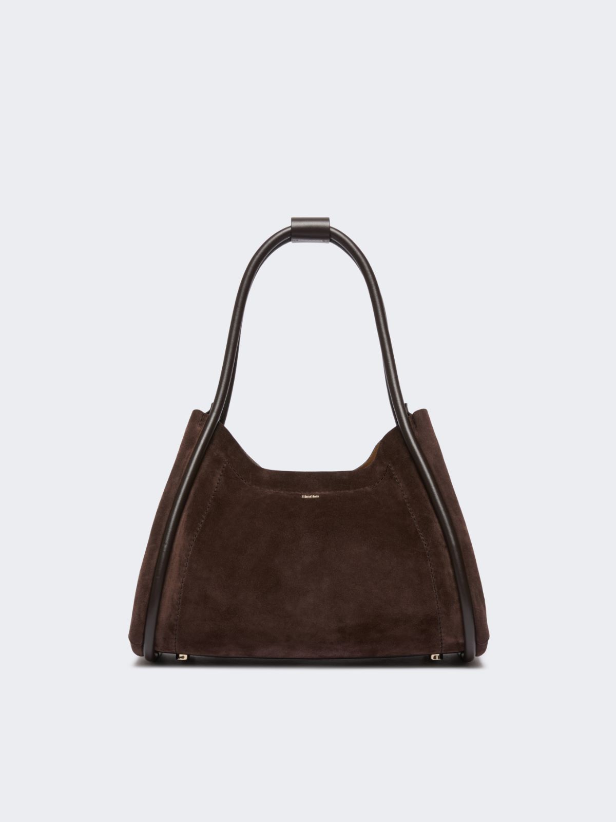 Horizontal suede Marine bag - DARK BROWN - Max Mara - 4