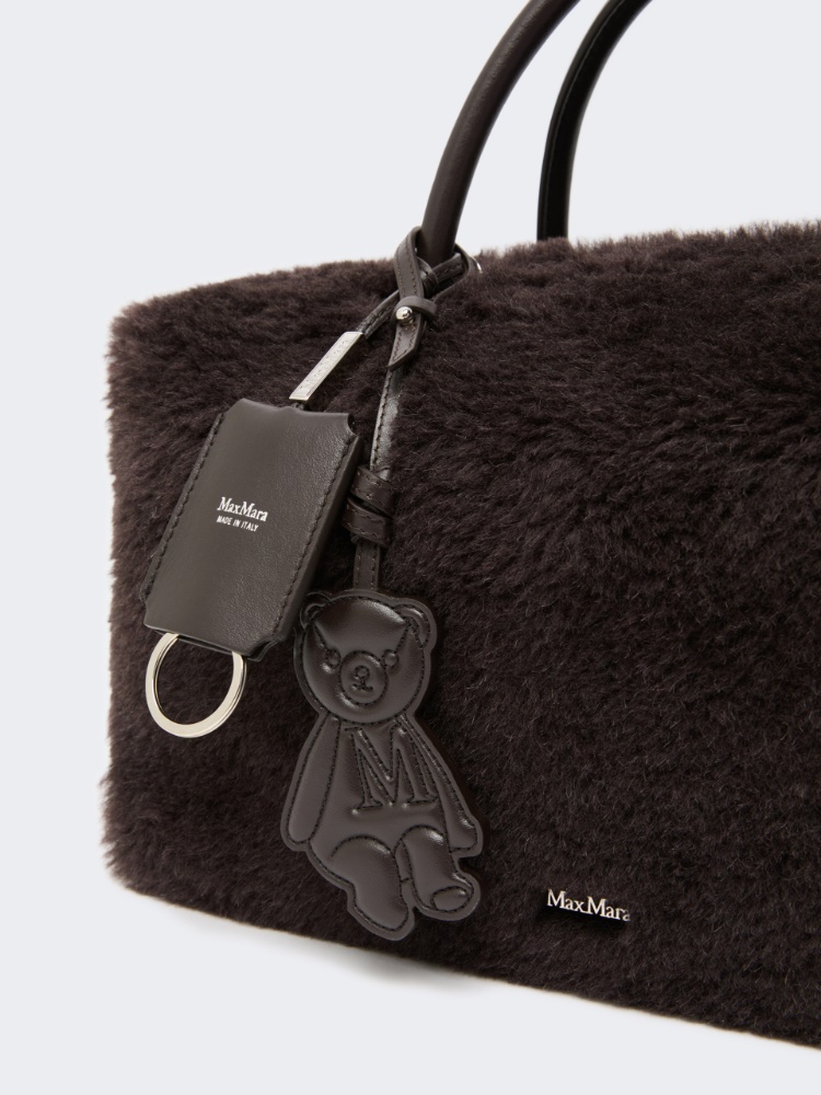Large Boston bag in alpaca and wool Teddy - BRAUN - Max Mara - 5
