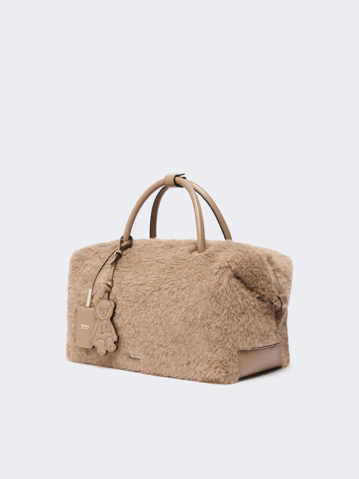 [テッドホールドオール] カシミヤ テディベア ダブル ハンドル ラージ バッグ - BEIGE GOLDEN - マックスマーラ公式サイト - 2