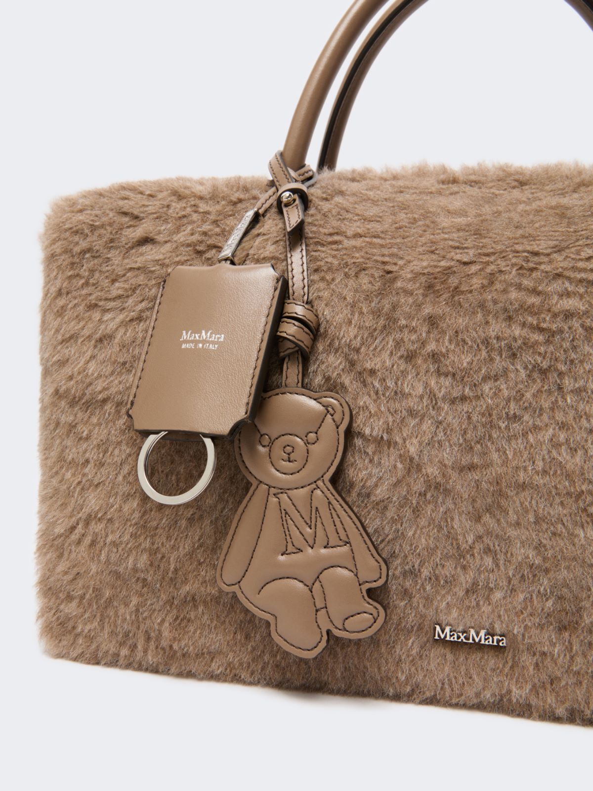 [テッドホールドオール] カシミヤ テディベア ダブル ハンドル ラージ バッグ - BEIGE GOLDEN - マックスマーラ公式サイト - 5